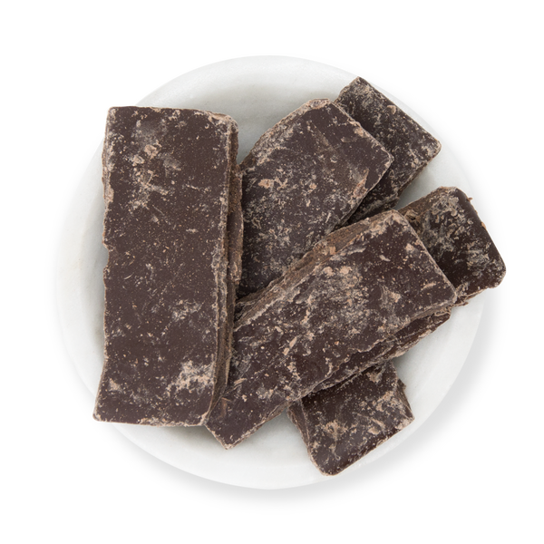 Trozos de chocolate semiamargo