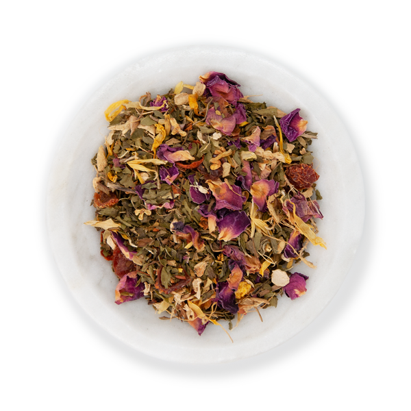 Tisana de mentas y rosas