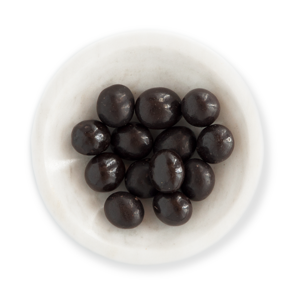 Granos de café con chocolate