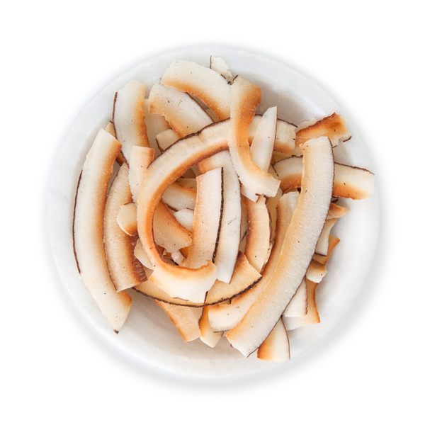 Hojuelas de coco horneadas sin azúcar