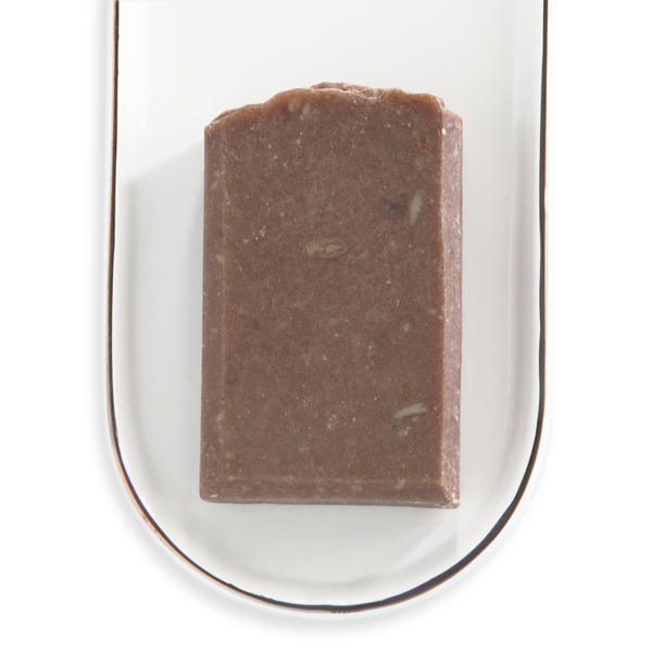 Jabón artesanal de chocolate