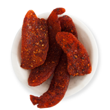 Mango enchilado con sal del Himalaya