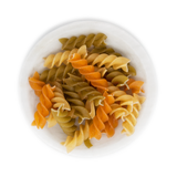 Fusilli integral con verduras y amaranto